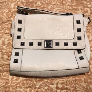 Gianni Bini white studded purse